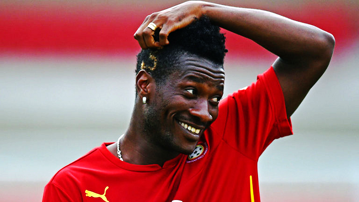 Black Stars skipper Asamoah Gyan 
