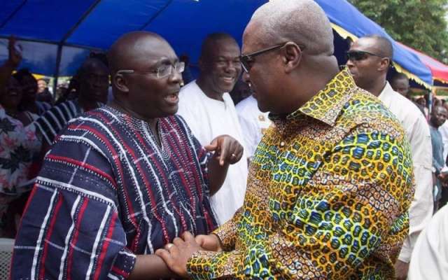 Bawumia rebukes Mahama's past claims on NPP leadership at Jirapa rally
