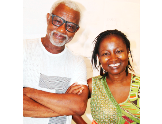  Mr Setordji, Artistic Director(left), and Ms Tevie, Director