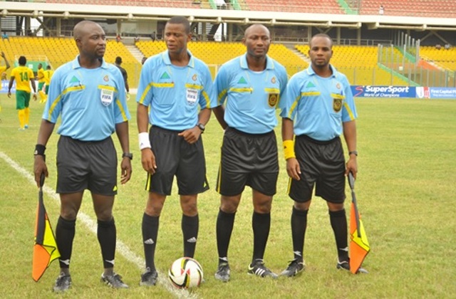 How did referees fare during the league?