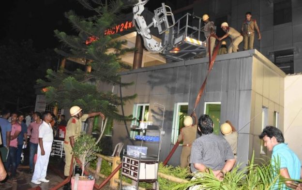 India hospital fire kills at least 20