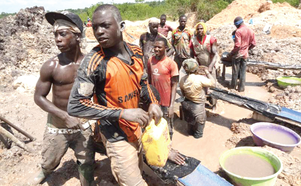 500 illegal miners enrolled in vocational, technical institutions