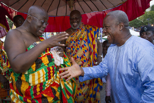 President Akufo Addo and Former President John Dramani Mahama