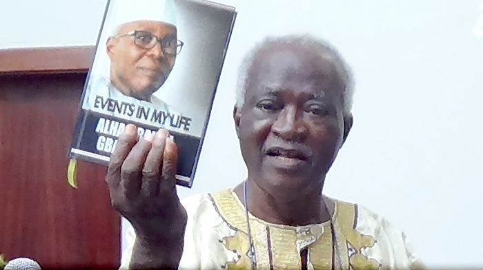  Prof. Kofi Agyemang launching a Book, titled, Events In My Life by Alhaji Rahim Gbadamosi, held in Accra