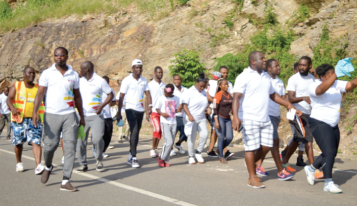  Staff of Red Sea Maritime Services during the health walk 