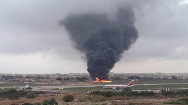 Five die in Malta runway plane crash