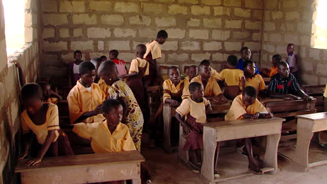  No time to waste - all girls and boys in school and learning 