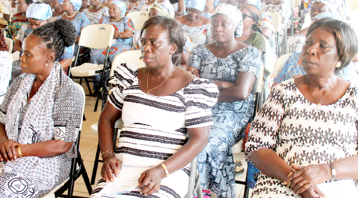 Participants at the ceremony. Picture: EDNA ADU-SERWAA