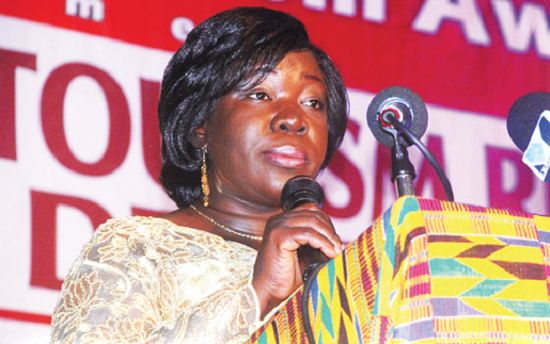 Mrs Elizabeth Ofosu-Agyare, Minister of  Tourism,  Culture and Creative Arts
