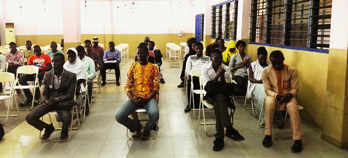  Some of the beneficiaries at the award ceremony.