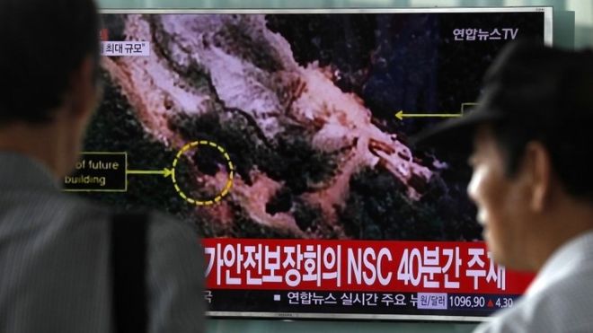  Friday's test is believed to have been the most powerful nuclear blast by the North so far 