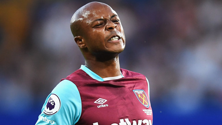 Andre Ayew recovering from injury at former club Marseille