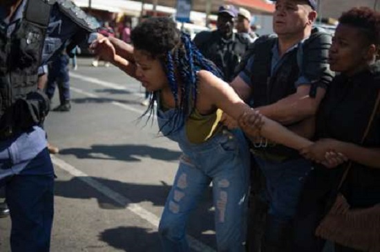 There have been clashes between students and police at Johannesburg's Wits University