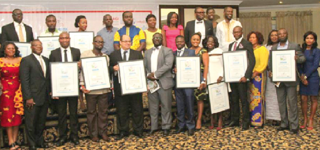A cross section of winners at the GHACEA 2016