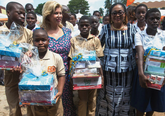 Mrs Mahama lauds  authorities of Ivorian college
