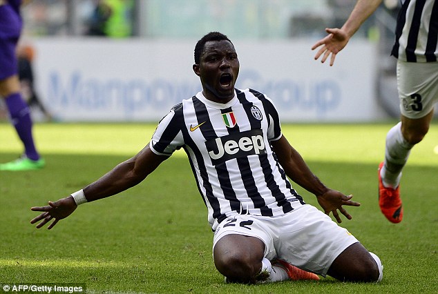 Juventus: Kwadwo Asamoah ‘agrees terms’ with Inter