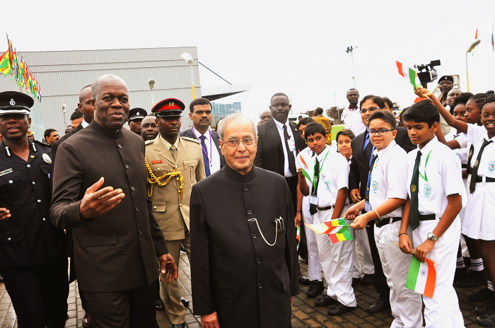Indian Prez arrives for two-day visit