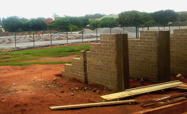 Accra Aca astro turf project takes shape
