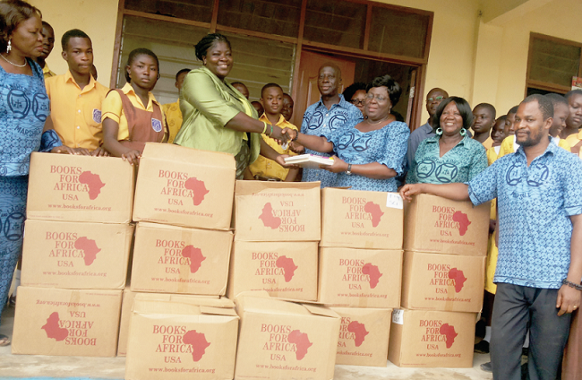 Accra West Marshallans donate to Weija schools