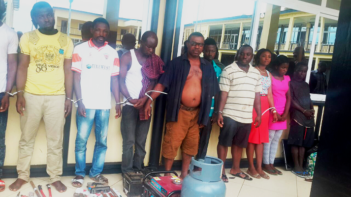 Police arrest 14 criminals in Ashanti Region