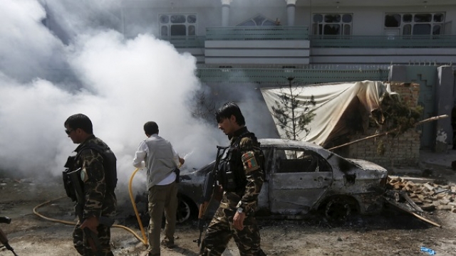 Afghan suicide bomber 'kills up to 40' near Kabul