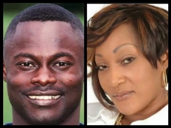 Odartey Lamptey and ex-wife Gloria Lamptey