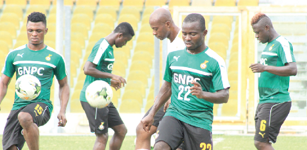 Black Stars training