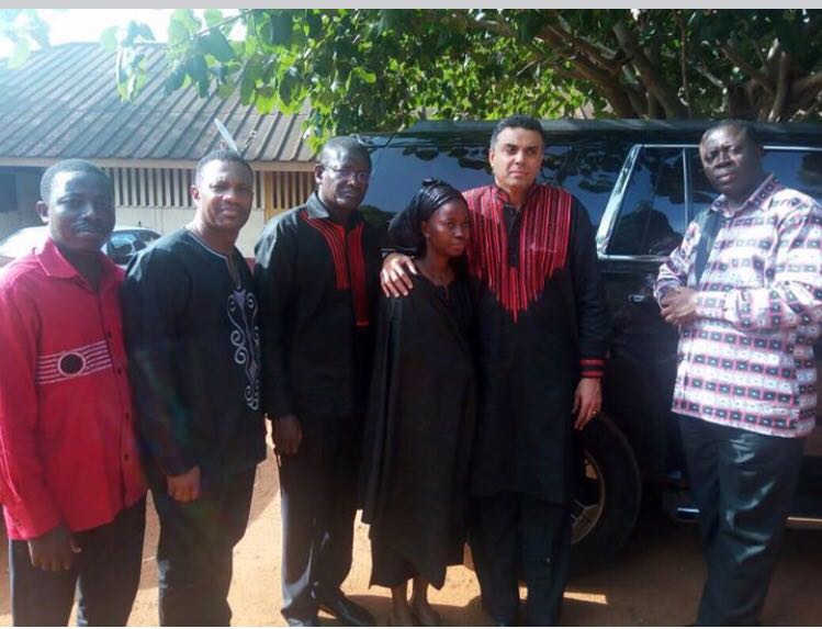 Dag Heward-Mills consoles Capt. Mahama's widow