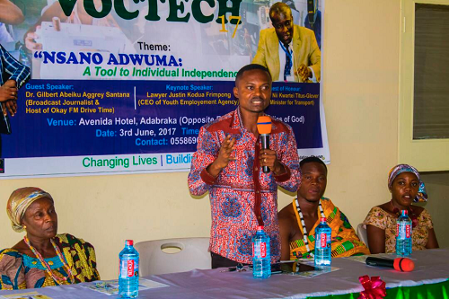 Mr Douglas Anane-Frimpong, the chairman for the function speaking