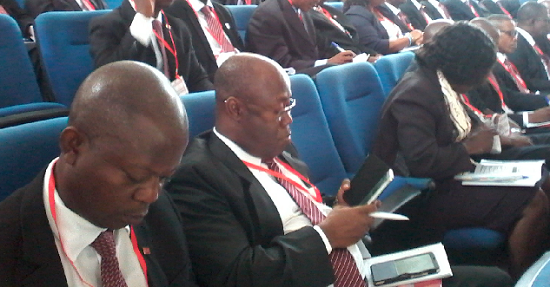 Section of the accountants at the conference