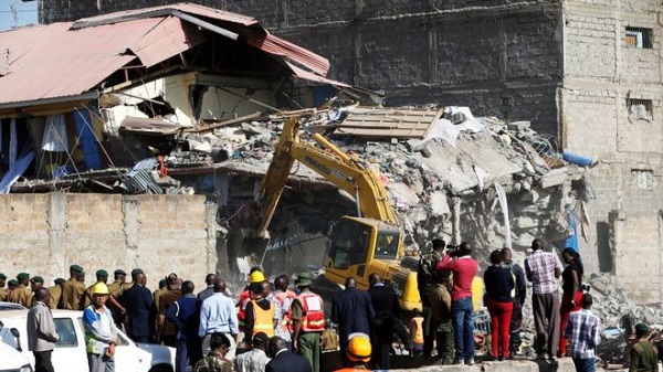 Witnesses said the building had been condemned