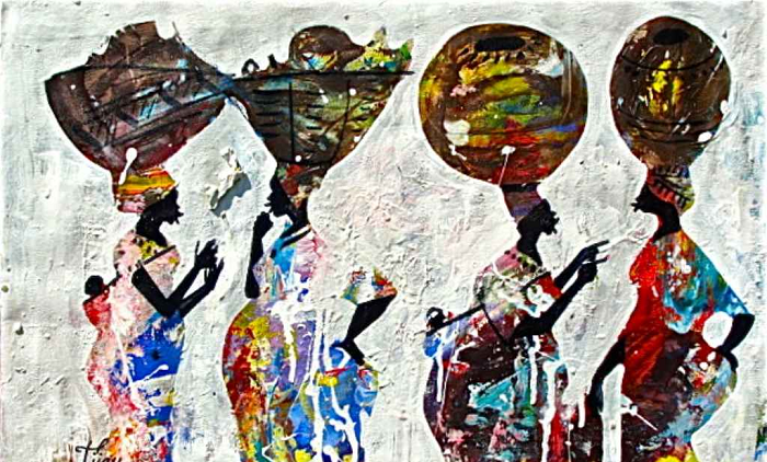 Dorothy Amenuke shows her art at Nubuke (Library photo)