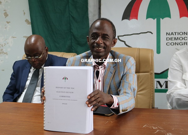 Kwesi Botchwey makes 8 recommendations for NDC