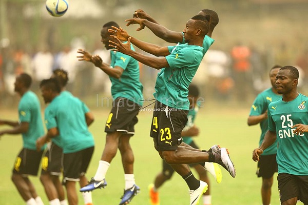 Black Stars training
