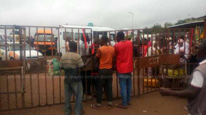 Tamale drivers protest plans to relocate them from CBD