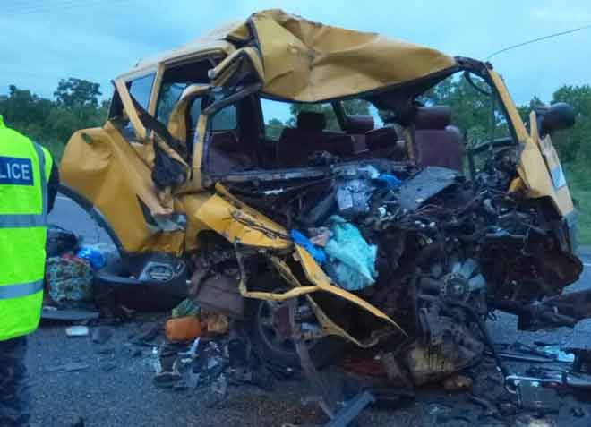 The accident scene