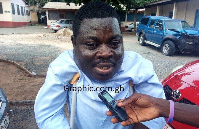 Mr Clement Ofori narrating his ordeal