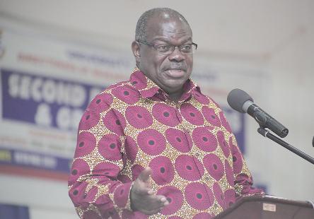 Former Vice-Chancellor of the University of Ghana, Prof. Ernest Aryeetey graced the ceremony as the guest speaker