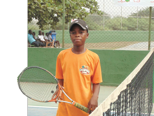 Kenneth Adjokatse, ready to rumble at the U-14 event tomorrow