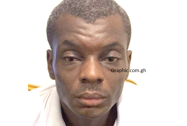 Isaac Sackey, is being held by the police for allegedly murdering a commercial sex worker 