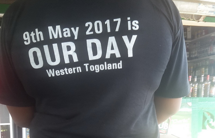 The group is seeking to declare the Volta Region and parts of the Northern and Upper East regions as the Western Togoland State on May 9, 2017.