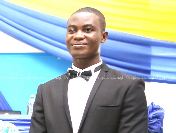 Pius Kyere, the overall WAEC winner from Ghana