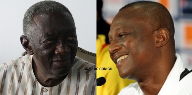 President Kufuor and Kwasi Appiah