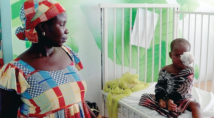  Little Latifa on admission at Korle Bu
