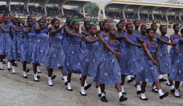 Students marching at the sixth March parade