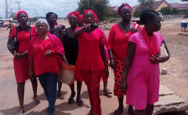 Ada women go ‘Red Friday’ in fight against Atsiakpo