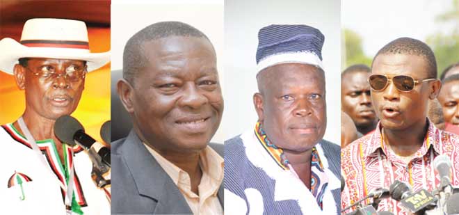 Dr Kwabena Adjei, Yaw Boateng Gyan, Joseph Bipoba Naabu and Kofi Adams are but a few of the leaders who have granted separate media interviews expressing divergent views