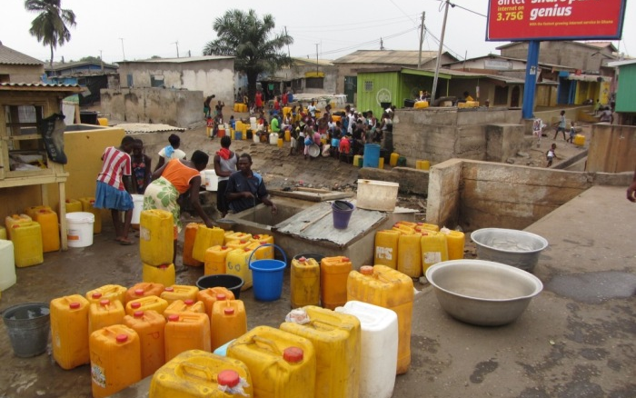  Most parts of the country still suffer from acute water shortages and power outages