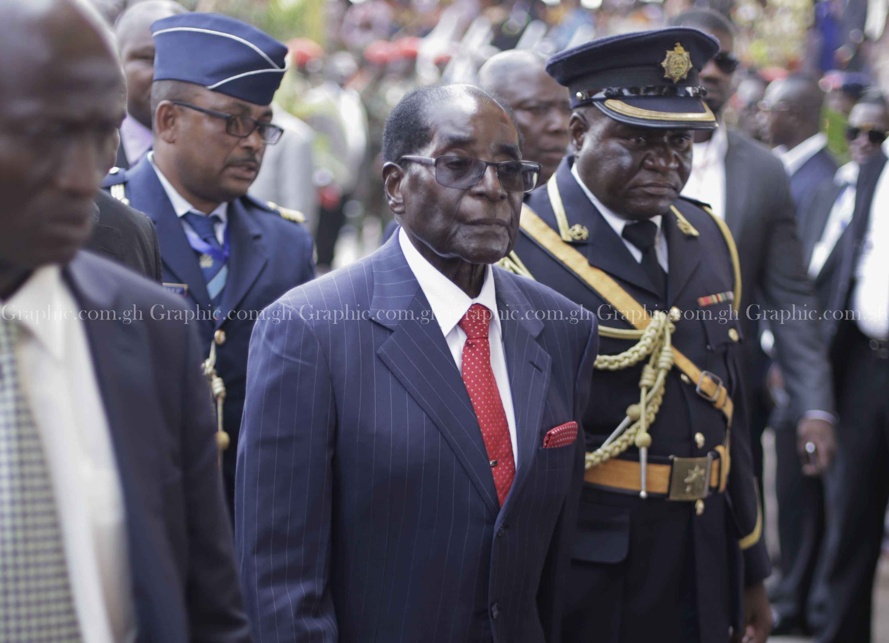 Mugabe's presence at Ghana@60 gets attention on social media