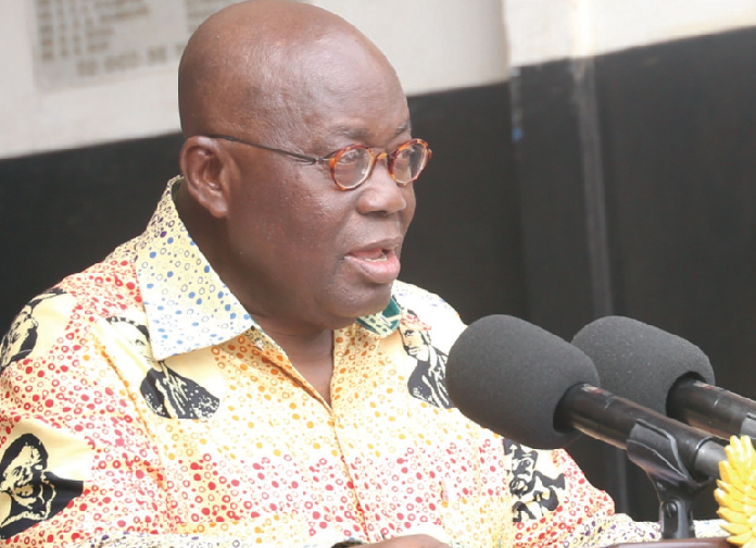  President Akufo-Addo addressing the gathering. Picture: SAMUEL TEI ADANO
